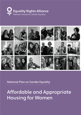 Affordable and Appropriate Housing for Women Equality Rights Alliance Women’S Voices for Gender Equality