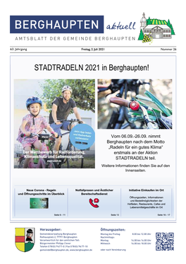 Zum Amtsblatt KW26 2021