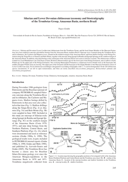 Silurian and Lower Devonian Chitinozoan Taxonomy and Biostratigraphy of the Trombetas Group, Amazonas Basin, Northern Brazil