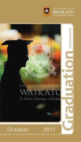 2011 October Graduation Programme