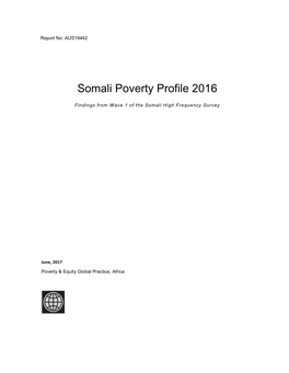 Somali Poverty Profile 2016