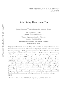 Little String Theory at A