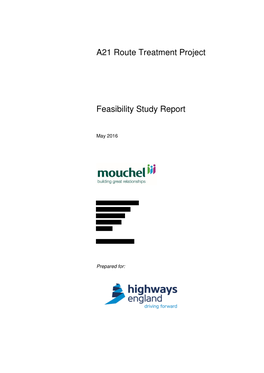 A21 Route Treatment Project Feasibility Study Report