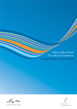 Sidney Myer Fund the Myer Foundation