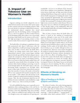 4. Impact of Tobacco Use on Women's Health