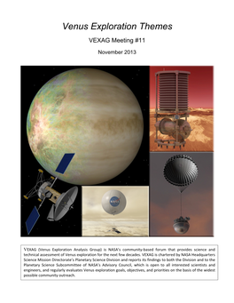 Venus Exploration Themes