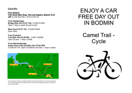 ENJOY a CAR FREE DAY out in BODMIN Camel Trail