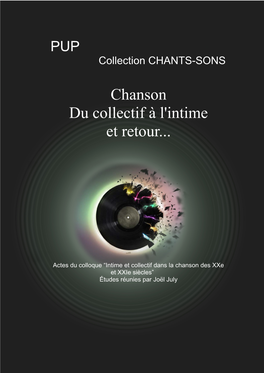 Chanson Du Collectif À L'intime Et Retour