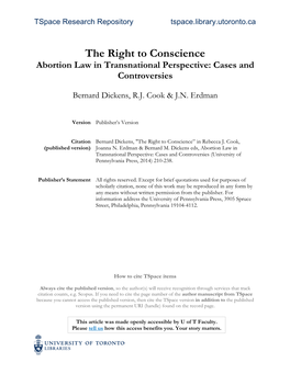 Dickens -Right to Conscience.Pdf