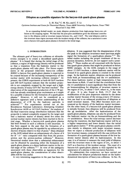 Dilepton As a Possible Signature for the Baryon-Rich Quark-Gluon Plasma