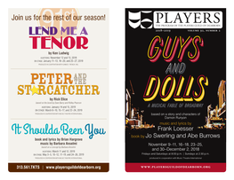 Guys & Dolls Playbill