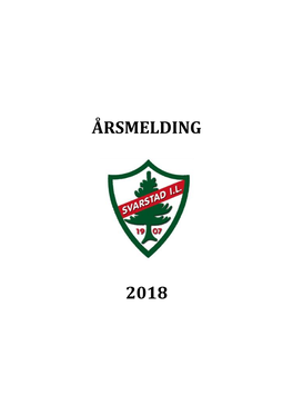 Årsmelding 2018