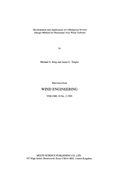 Wind Engineering