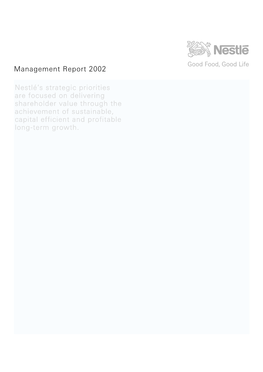 Management Report 2002