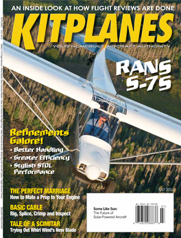 RANS S-7S Courier: Randy Schlitter and the Gang Continue to Push and Prod, Tweak and Improve This Utility Airplane; by Marc Cook