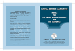 National Board of Examinations