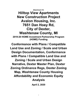 Hilltop View Apartments New Construction Project Avalon Housing, Inc