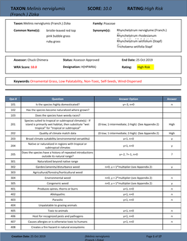 TAXON:Melinis Nerviglumis (Franch.) Zizka SCORE:10.0