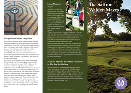 Saffron Walden Mazes Records Show That by 1905 the Maze Was Open to the Public