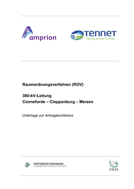 (ROV) 380-Kv-Leitung Conneforde – Cloppenburg – Merzen