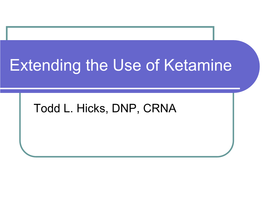 Non-Opioid Pain Management