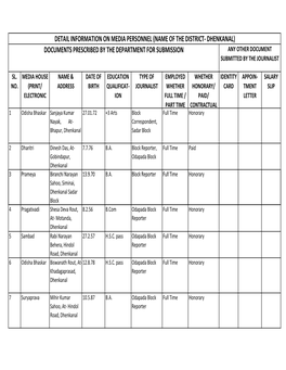 Journalists List Final