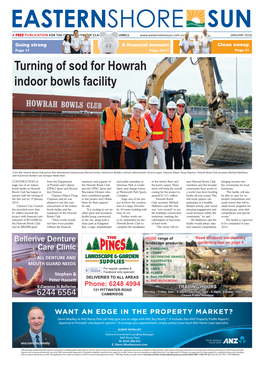 Turning of Sod for Howrah Indoor Bowls Facility