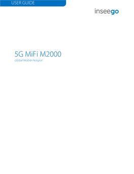 5G Mifi M2000 USER GUIDE 2