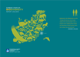 State of Biodiversity Report 2012 / 2013