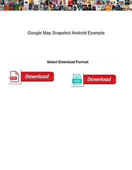 Google Map Snapshot Android Example