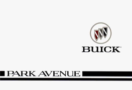 1996 Buick Park Avenue Owner’S Manual