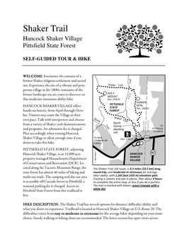 Shaker Trail Guide