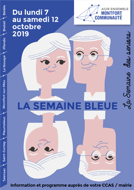 LA SEMAINE BLEUE La Semaine Des Seniors