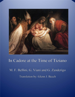 In Cadore at the Time of Tiziano.Pdf