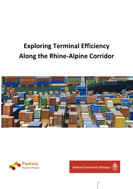 Exploring Terminal Efficiency Along the Rhine-Alpine Corridor