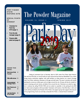 The Powder Magazine SPECIAL POINTS of VOLUME 10, ISSUE 3 SPRING 2019 INTEREST