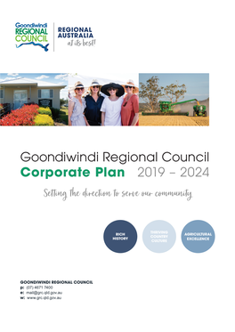 Corporate Plan 2019-2024 Has Been Prepared with the Assistance of SC Lennon & Associates
