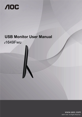 USB Monitor User Manual