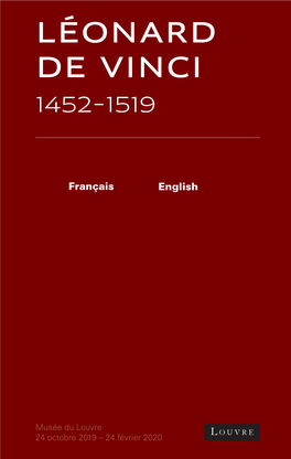 Léonard De Vinci 1452-1519