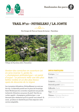 Trail N°10 - Peyreleau / La Jonte