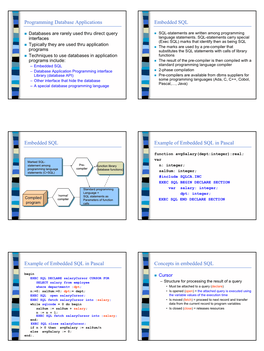 Database Programming