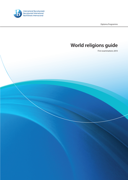 World Religions Guide First Examinations 2013