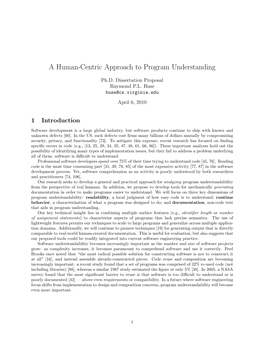 A Human-Centric Approach to Program Understanding