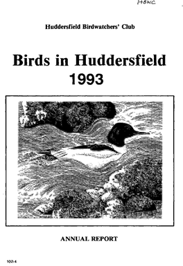 Birds in Huddersfield 1993