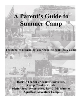 A Parent's Guide to Summer Camp