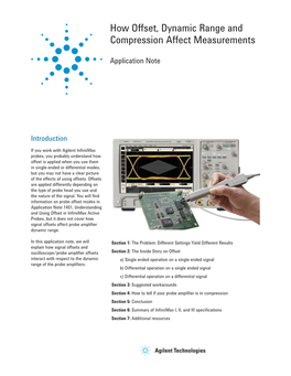 How Offset, Dynamic Range and Compression Affect Measurements