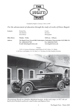 Bugatti Trust Newsletter 33