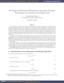 Revisiting the Derivation of Heisenberg's Uncertainty Principle