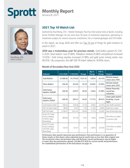 Sprott Monthly Report Paul Wong January 2021 2021 Top 10 Watch