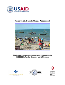 Tanzania Biodiversity Threats Assessment